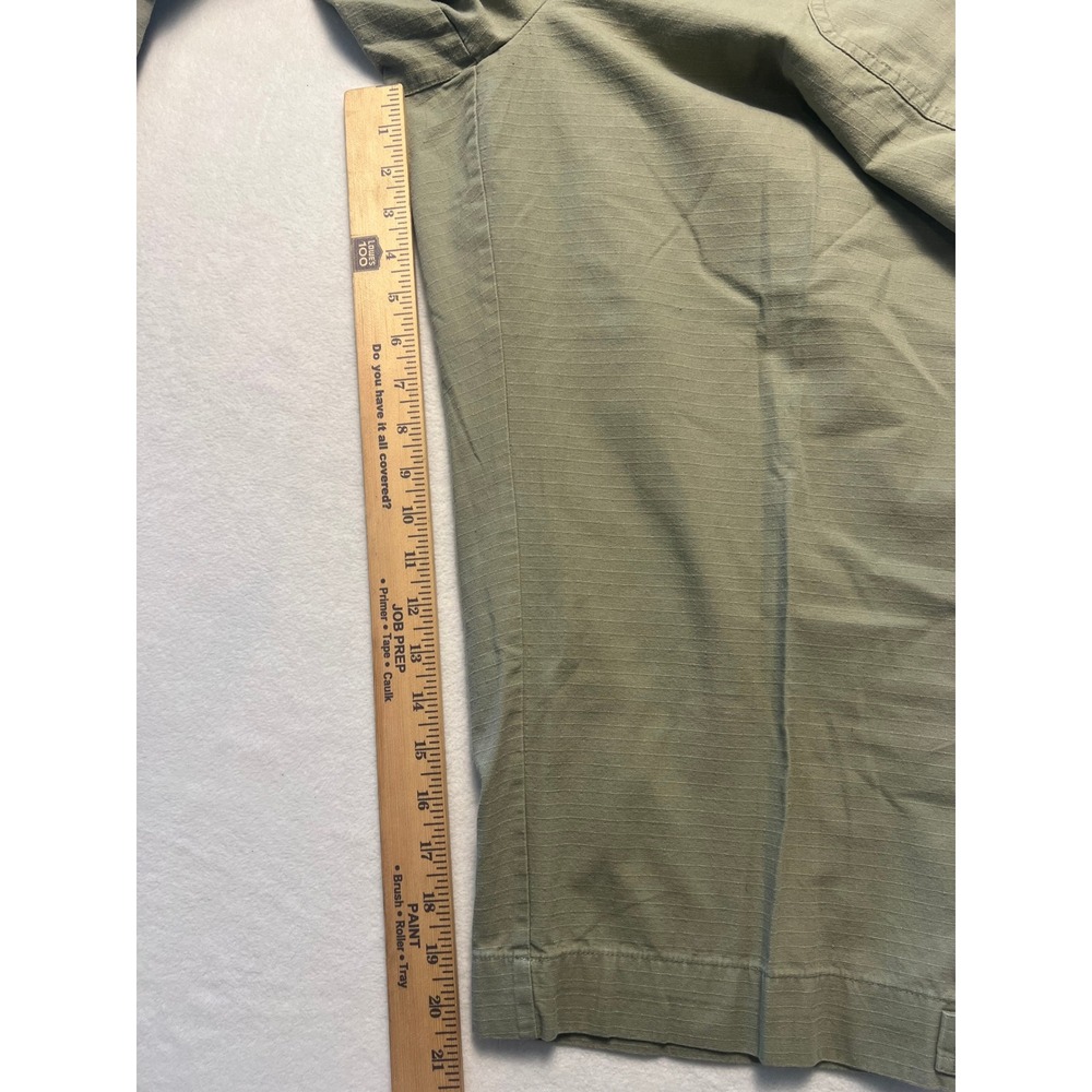 Studio Works Wm 18 Crop Pants Utility Gorpcore Olive Green Ripstop Cotton Hiking - Picture 6 of 8